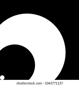 Concentric cirlces, concentric rings abstract geometric element