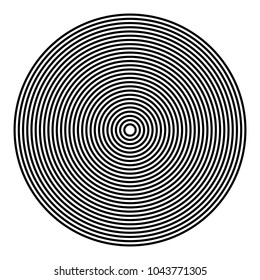 Concentric cirlces, concentric rings abstract geometric element