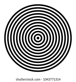 Concentric cirlces, concentric rings abstract geometric element