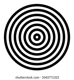 Concentric cirlces, concentric rings abstract geometric element