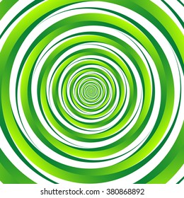 Concentric - converging circles. Abstract vortex, spiral