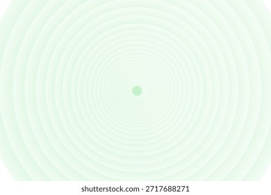 Plano de Fundo de Círculo Verde Concêntrico com Profundidade Radial para Foco Visual