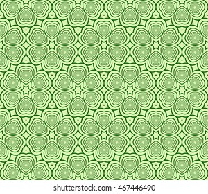 concentric green color circle. seamless vector background. for interior design, textile, wallpaper, presentation
