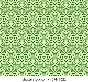 concentric green color circle. seamless vector background. for interior design, textile, wallpaper, presentation