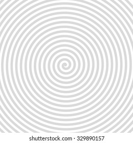 Concentric Lines. Spiral. Volute. Hypnosis Circular Rotating Background. Vector Illustration.