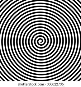 Concentric Lines Spiral Volute Hypnosis Circular Stock Vector (Royalty ...