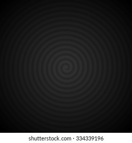 Concentric Lines. Spiral. Volute. Hypnosis Circular Rotating Background. Vector Illustration.