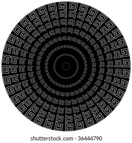 Concentric Ornament  Vector 02
