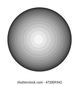 Concentric Pattern / Lines layered upon each other.  The farther out, the darker and thinner the lines.