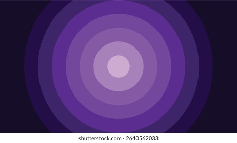 Concentric purple circles radiating from a light center, creating a hypnotic effect