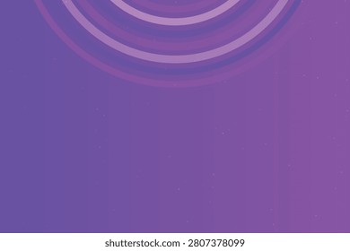 Concentric purple light arcs on gradient background, violet