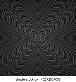 Concentric, radial circles pattern. Radiating, circular spiral, vortex lines. Rays, beams, signal burst design. Merging rippled lines. Converging rings, geometric illustration