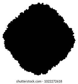 Concentric radial element. Radiating abstract geometric element