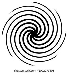 Elemento radial concéntrico. Elemento geométrico abstracto radiante