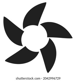 Concentric radial-radiating circles element vector