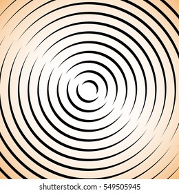 Concentric rings, circles pattern. Circles background pattern.