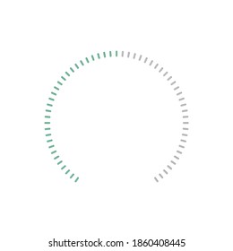 Anillos concéntricos Fondo de onda de sonido Ilustración vectorial en blanco
