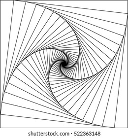 Concentric Squares 5pt stroke