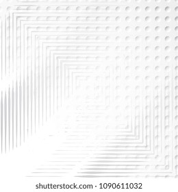 Concentric Squares Halftone Engraving Black and White Striped Texture. Lined Gradient Template for Design, Background, Wrapping, Website Decoration