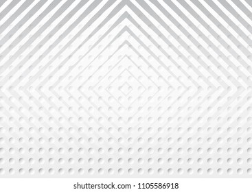 Concentric Squares Halftone Engraving Black and White Striped Texture. Lined Gradient Template for Design, Background, Wrapping, Website Decoration