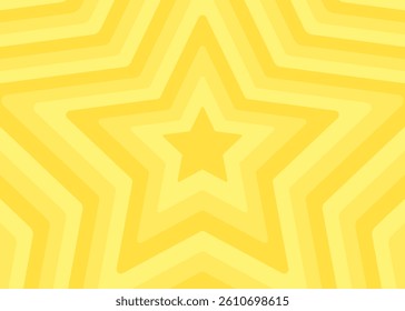Concentric Star, Image Background, Pop Design, Decorative Radiating Shape