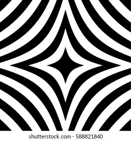 Concentric star stripes vector background