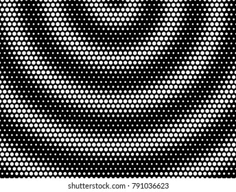 Concentrical Moire Stippled Halftone Background  - Grunge Vector Op Art
