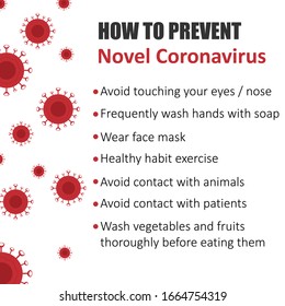 The concept of 2019 coronavirus -nCoV. Dangerous  coronavirus nCoV, SARS pandemic risk alert. Symptoms. Vector illustration