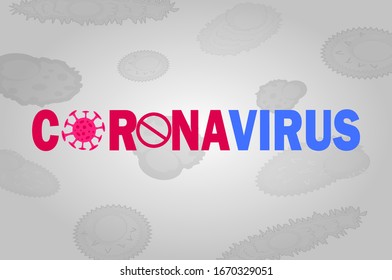 concept of 2019-nCov novel Coronavirus outbreak. Coronavirus cell ,China pathogen respiratory coronavirus ,asian fluin a world,SARS pandemic risk alert.