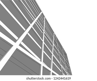 Concept 3D architecture 