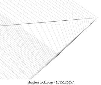 Concept 3d architecture building, vector illustration