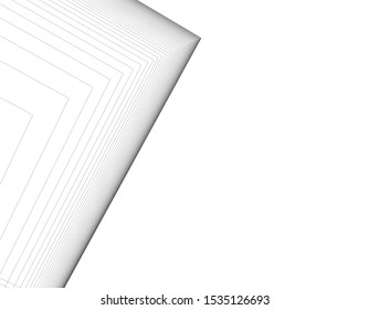 Concept 3d architecture building, vector illustration