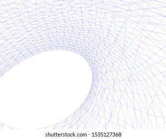 Concept 3d architecture building, vector illustration