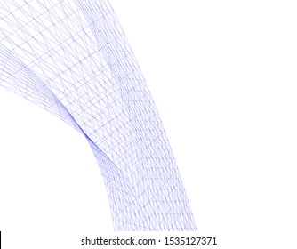 Concept 3d architecture building, vector illustration