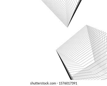 Concept 3d architecture building, vector illustration