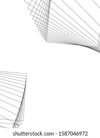 Concept 3d architecture building, vector illustration