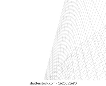 Concept 3d architecture building, vector illustration