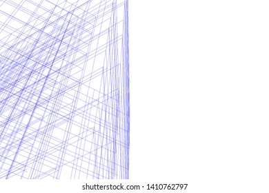 Concept 3d architecture, vector illustration