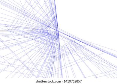 Concept 3d architecture, vector illustration