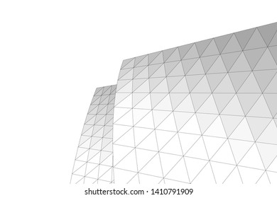 Concept 3d architecture, vector illustration