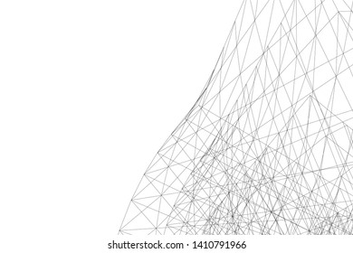 Concept 3d architecture, vector illustration
