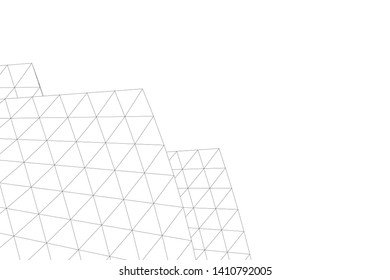 Concept 3d architecture, vector illustration