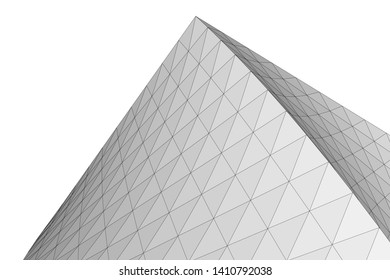 Concept 3d architecture, vector illustration