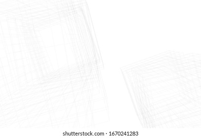 Concept 3d architecture, vector illustration