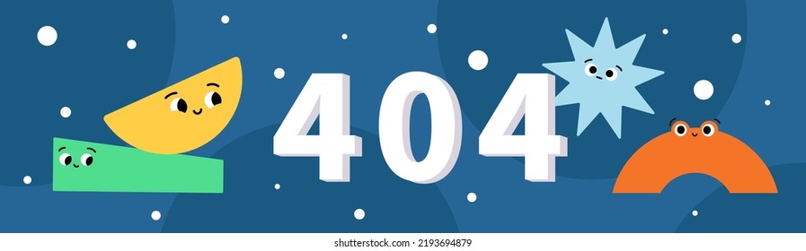 Concept 404 Error Page or File not found for banner, presentation, social media. Website maintenance error, webpage under construction. Flat vector illustration