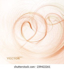 Concept abstract background, futuristic wavy vector illustration eps10