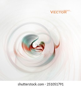 Concept abstract background, futuristic wavy vector illustration eps10