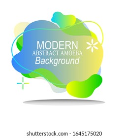 fondo abstracto de banner líquido moderno con color degradado