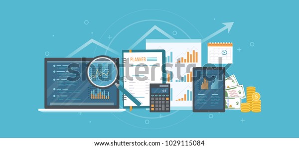 Concept Accounting Analysis Audit Calculation Auditing Stock Vector ...