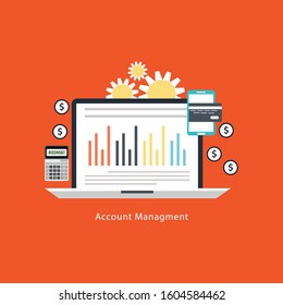 Concept of accounting, analysis, audit, financial report. Auditing tax process. Business background.